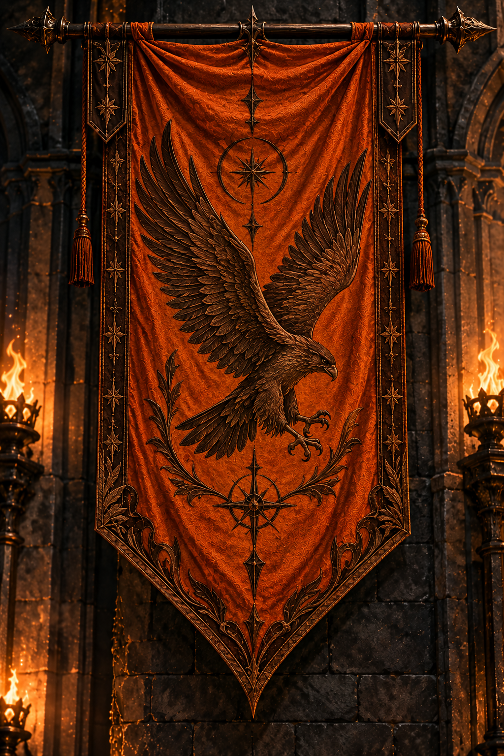 Arcane Emerald Slytherin Crest Flag